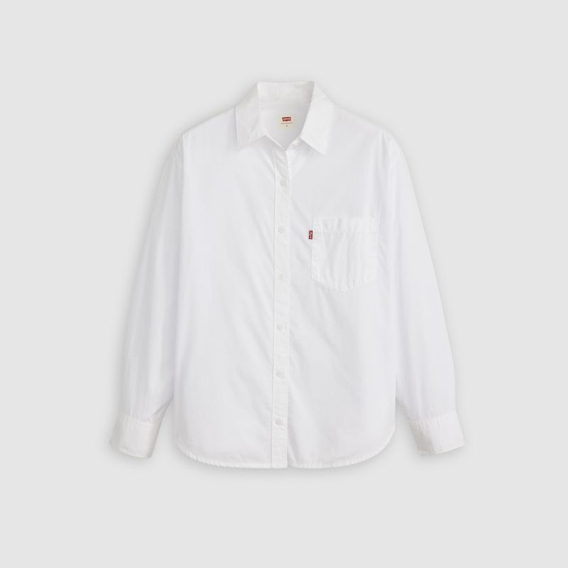 Harlie Boyfriend Shirt Bright White 