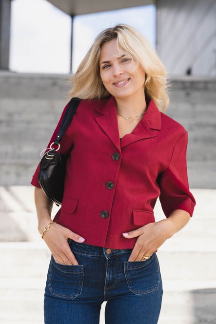 Hovedbilde Keeley Edelmira 2/4 Blazer Rhubarb