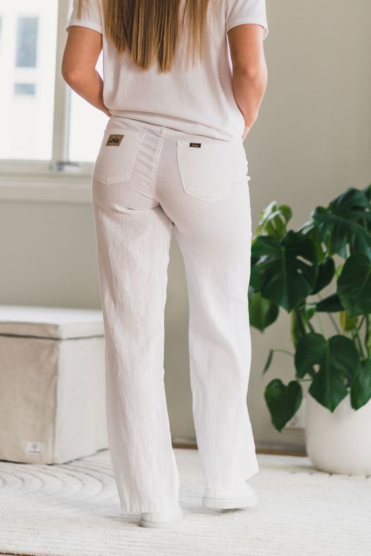 Culotte Linen Colour White 