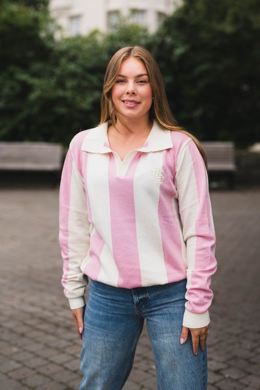 Basile Sportive Stripe Pink/Cream 