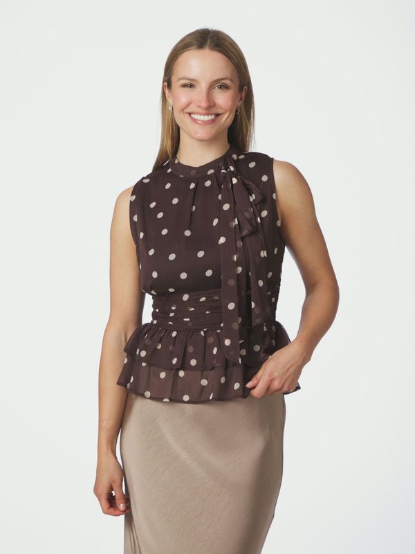 Ansol Big Dot Top Brown 