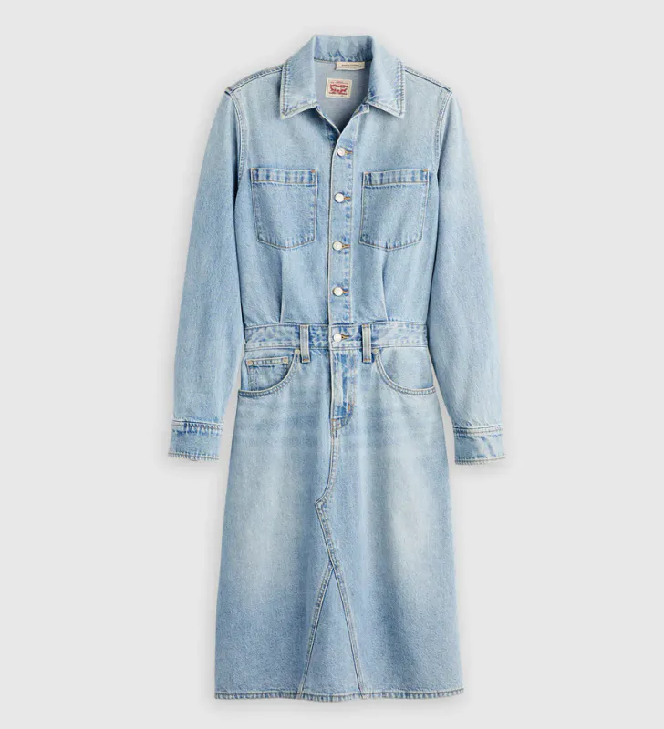 LS A Line Western Dress Pricey Icey 
