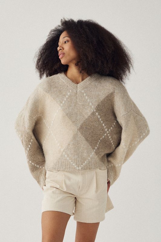 Lai Knit Beige Mix 