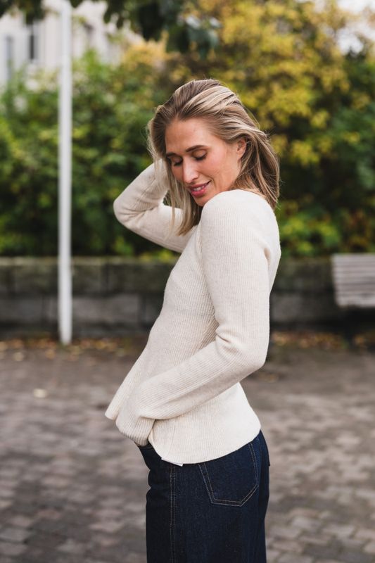 Carina Pullover Oatmeal Melange 
