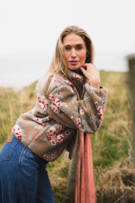 Hovedbilde Rype Fleece Jacket Taupe Mix 
