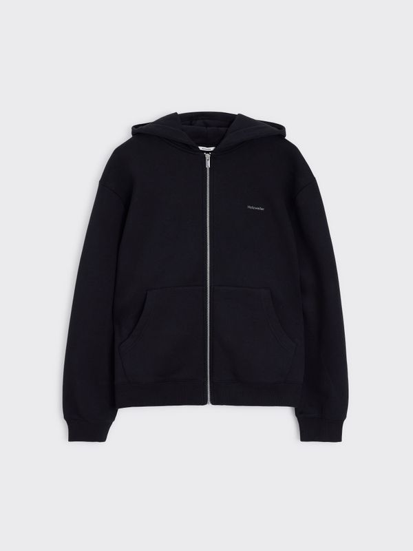Andrew Zip-Up Hoodie Black 
