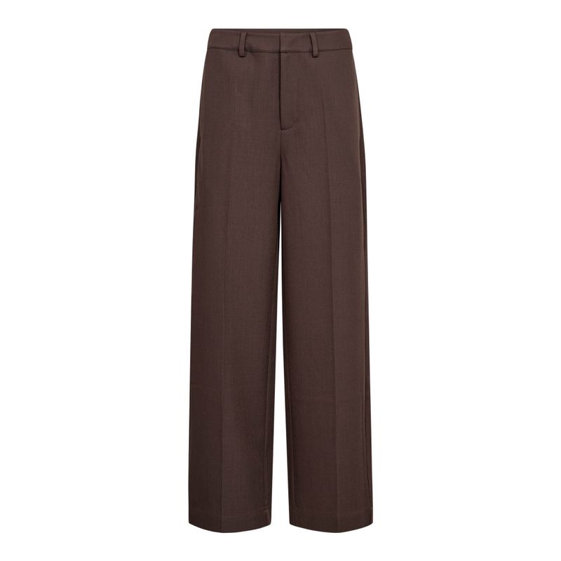 Luna Wide Pant Dark Brown 