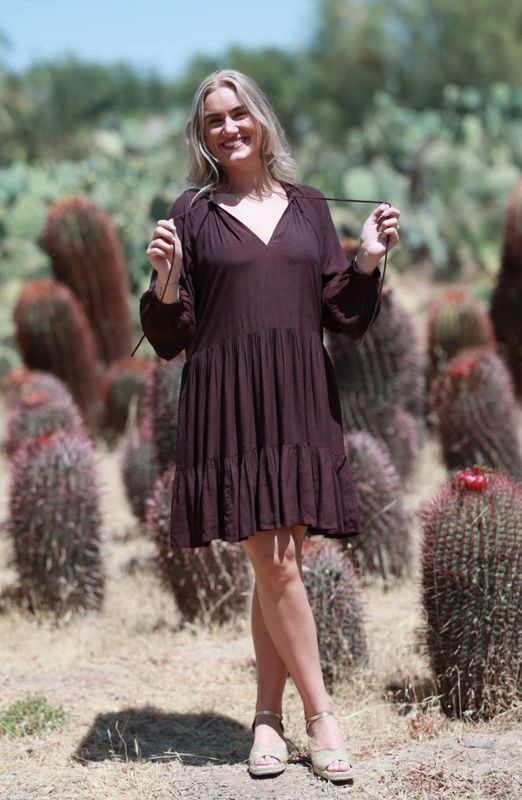 Everyday Mini Dress Mulberry 