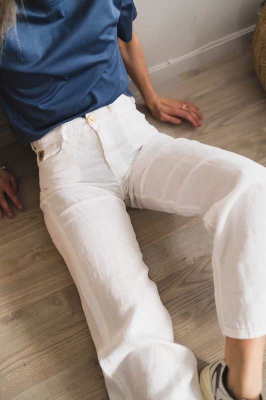 Culotte Linen Summer White 