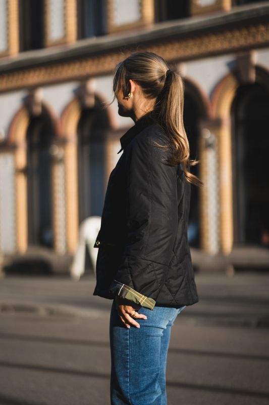 Martha Quilted Jacket Black 