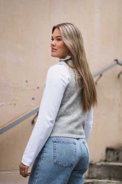 Hovedbilde Odelia Knit Top Light Grey 