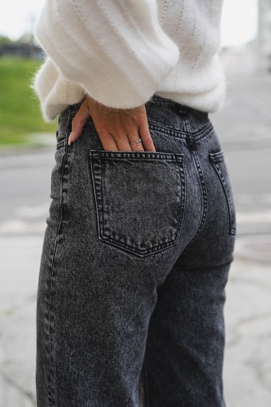 Reign Jeans Washed Black