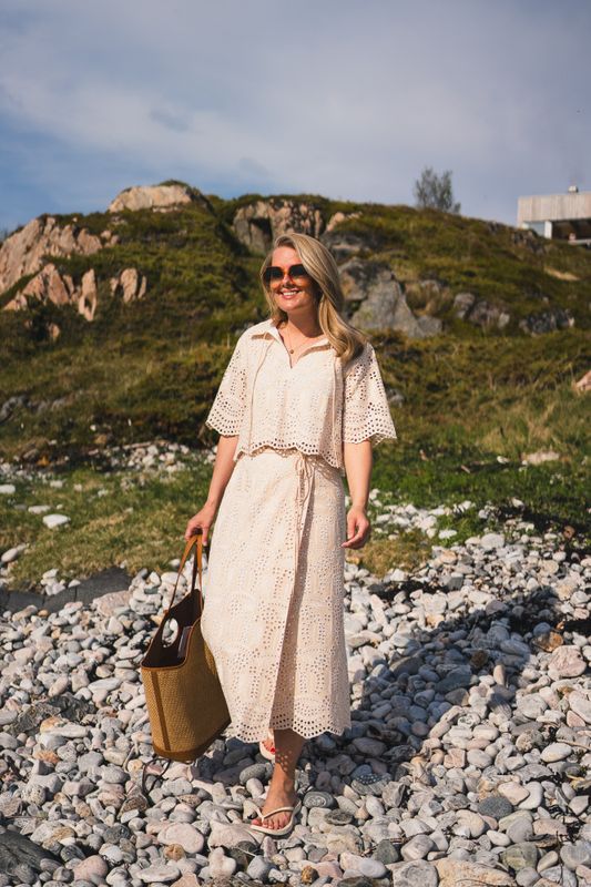 Gabriela Lace Top Ecru 