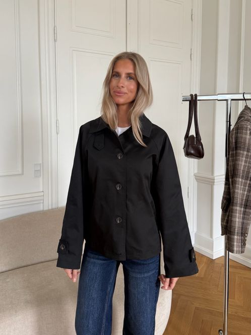 Hovedbilde Avaic Short Trenchcoat Black 