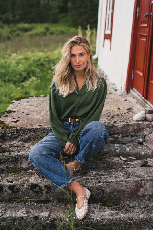 Trine Shirt Chive 