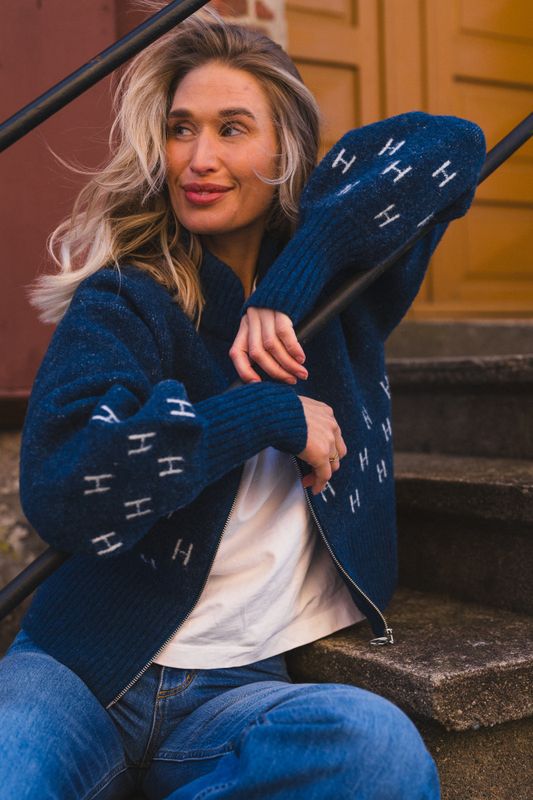 Martha Jacket Short Poseidon
