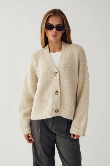 Hovedbilde Laiana Knit Cardigan Beige