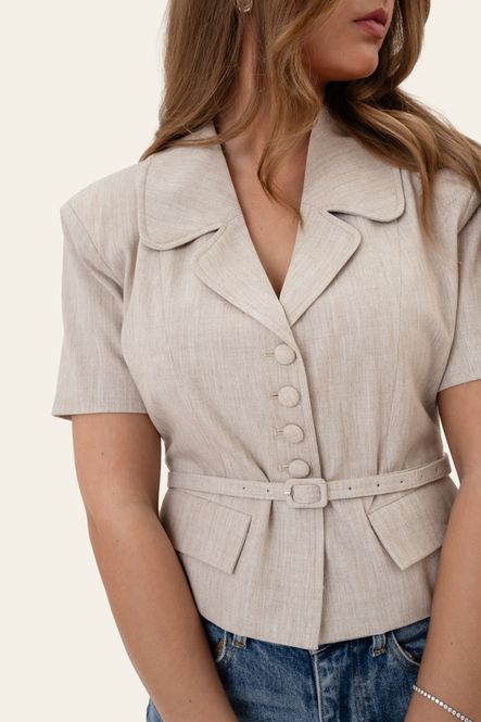 Hovedbilde Annieic Tee Blazer Beige