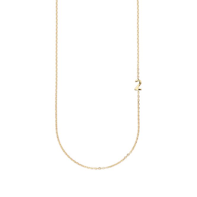 Hovedbilde Big Number Necklace Gold - 50L - 2
