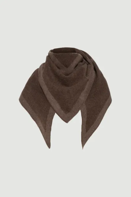 Hovedbilde Triangle Scarf Merino Tobacco/Cacao 