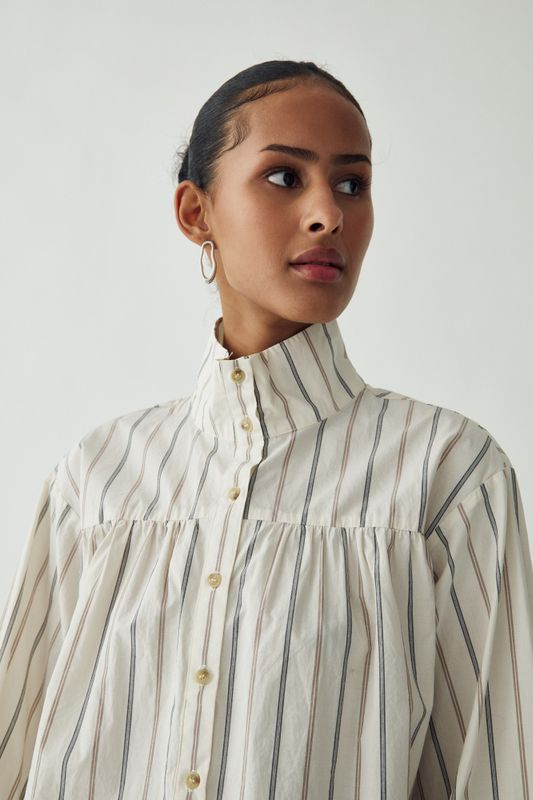 Naomia Shirt Ellington White Stripe