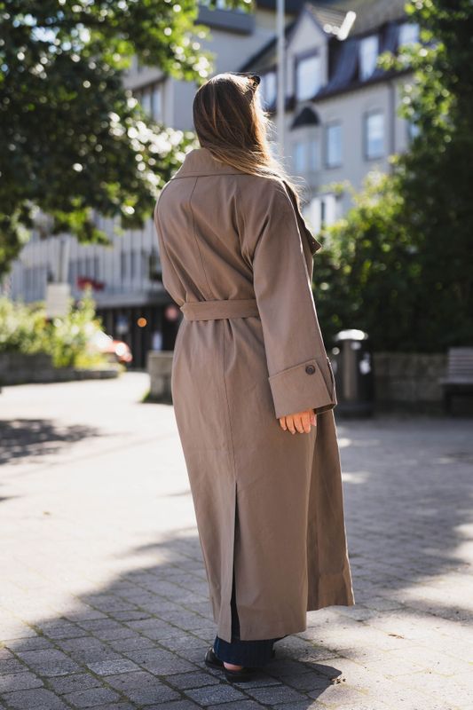 Atari Oversized Trenchcoat Khaki Brown 