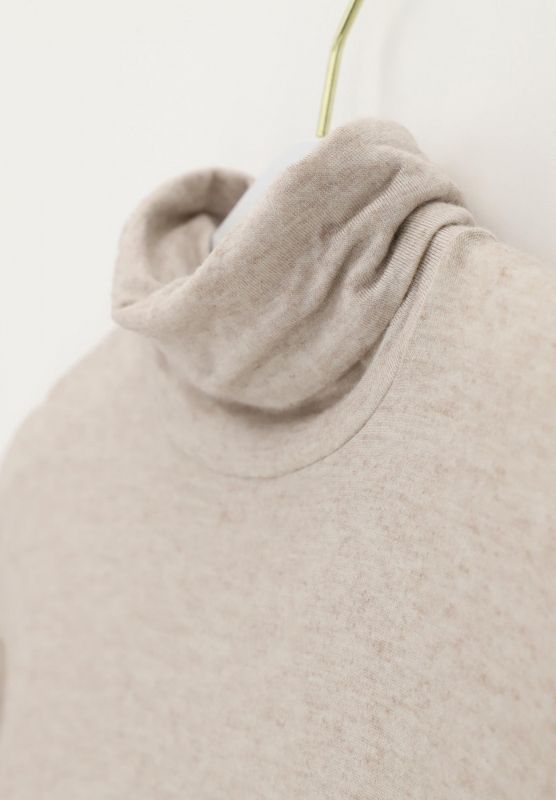 Perfect Line Cashmere Turtleneck Beige 