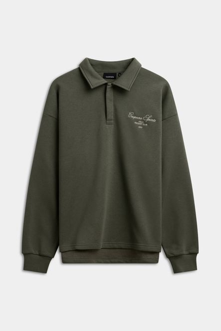 Hovedbilde M. Racquet Club Rugby Shirt Dark Green 
