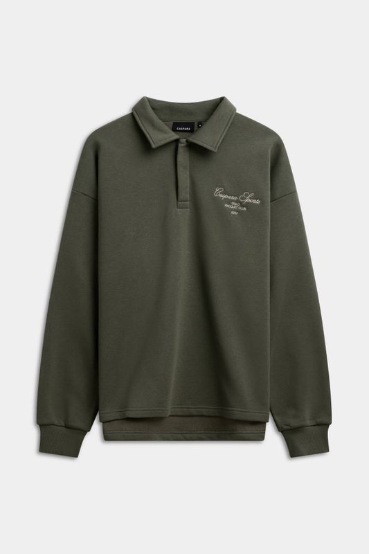 M. Racquet Club Rugby Shirt Dark Green 