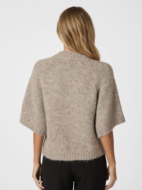 Hovedbilde Benuta Fluffy Knit Cardigan Beige Melange 