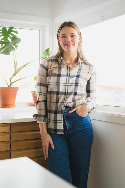 Anna Shirt Hessian Tartan  