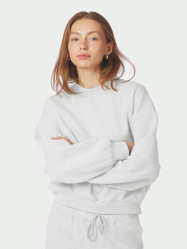 Yuna Sweatshirt Light Grey Melange 