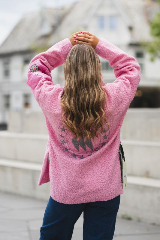 Micky Half Zip Pink 