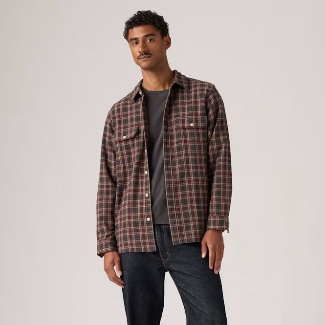 Hovedbilde Jackson Worker Plaid Vineyard Wine Flannel