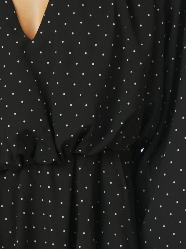 Nielle Dot Dress Black 
