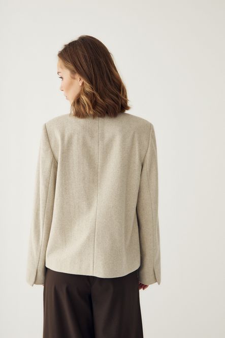 Hovedbilde Monique Blazer Oatmeal Melange 