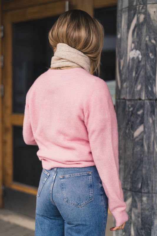 Nor Short Cardigan 7355 Bleached Mauve 