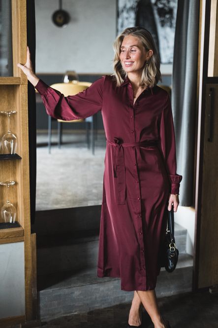 Hovedbilde Trine Shirt Dress Choco Truffle 