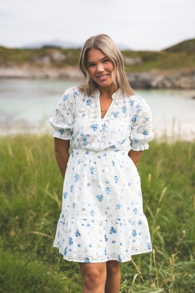 Hovedbilde Eivor 2/4 Dress Blue Flower 