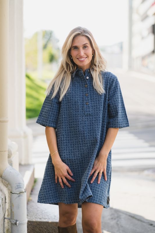 Ibo 2/4 Dress Mid Blue Wash 
