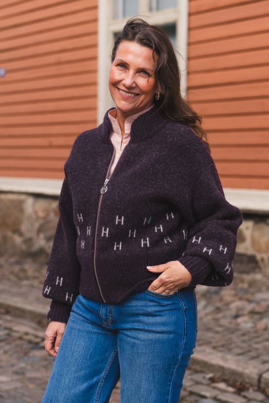 Martha Jacket Short Potent Purple