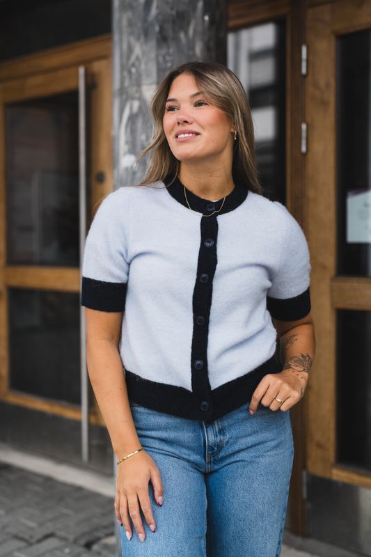 Sanoura SS Cardigan 15556 Gray Dawn 