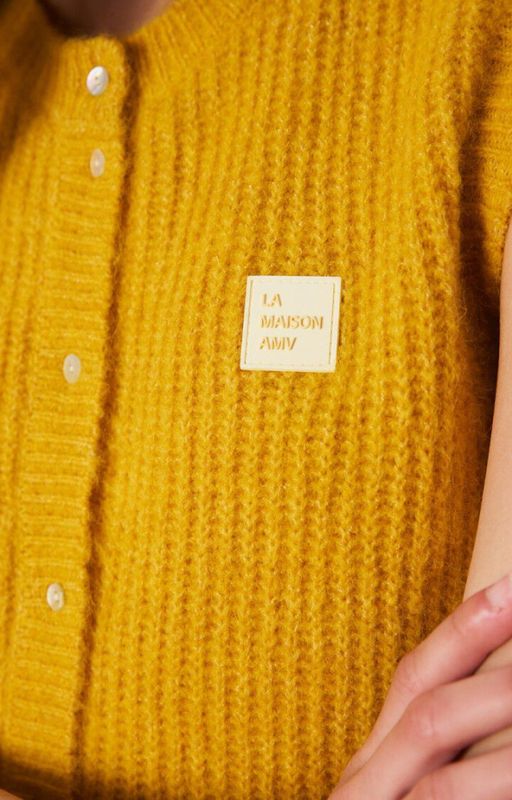 East Vest Mustard Melange 
