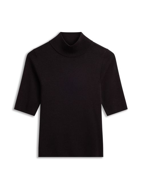 Hovedbilde Melly Merino Tee Dark Brown 