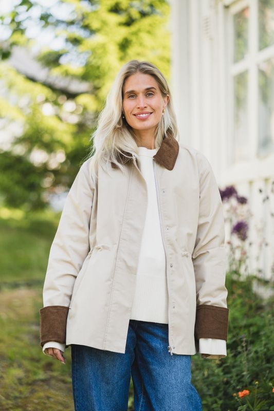 Anca LS Parka Jacket Oxford Tan 
