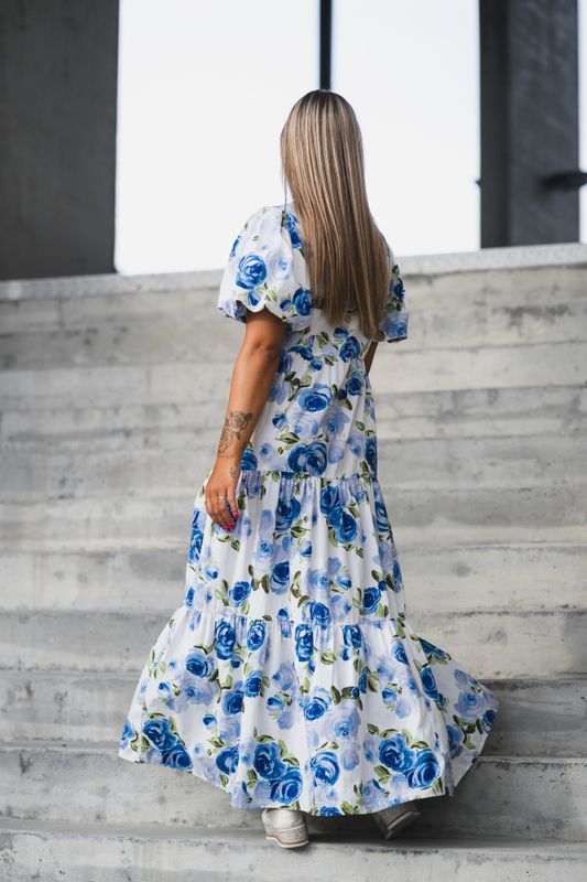 Colea SS Ankle Dress Star White Emula 