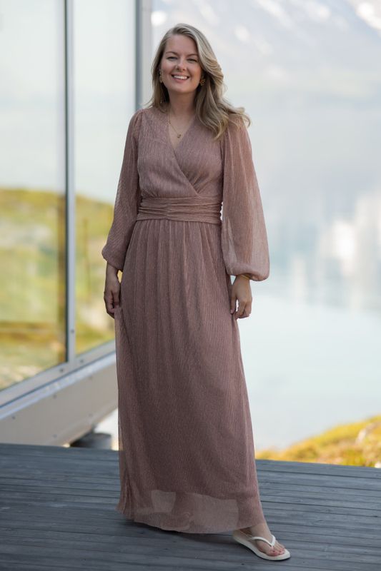 Nomo Glitz Dress Dusty Rose 