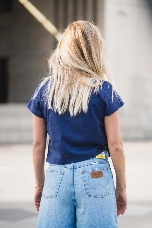 Baby Tee Deep Cobalt 