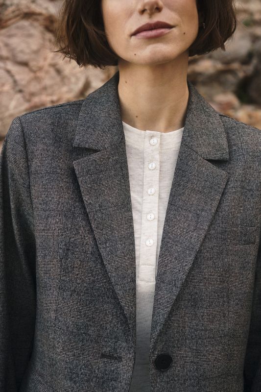 Clarrissa Blazer Black Check 