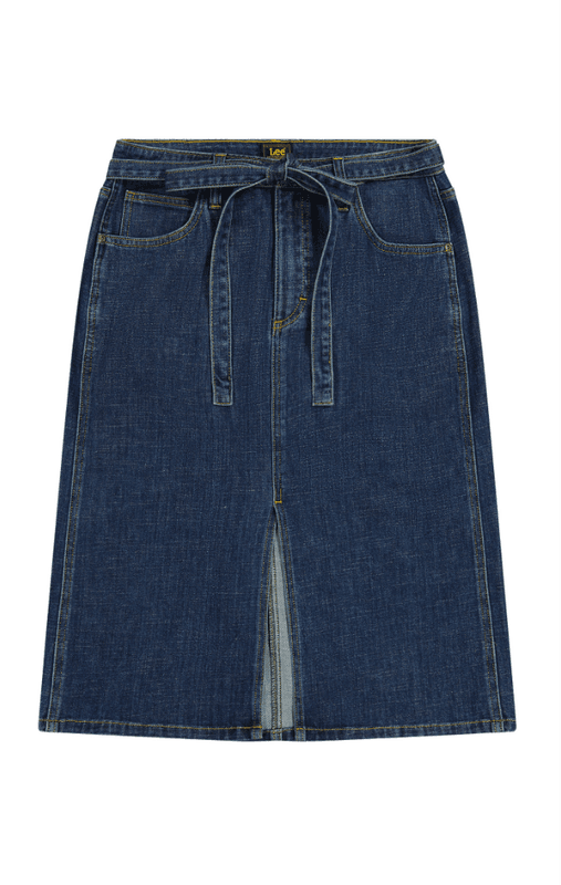 Midi Skirt With A Bow Seaside Trip 